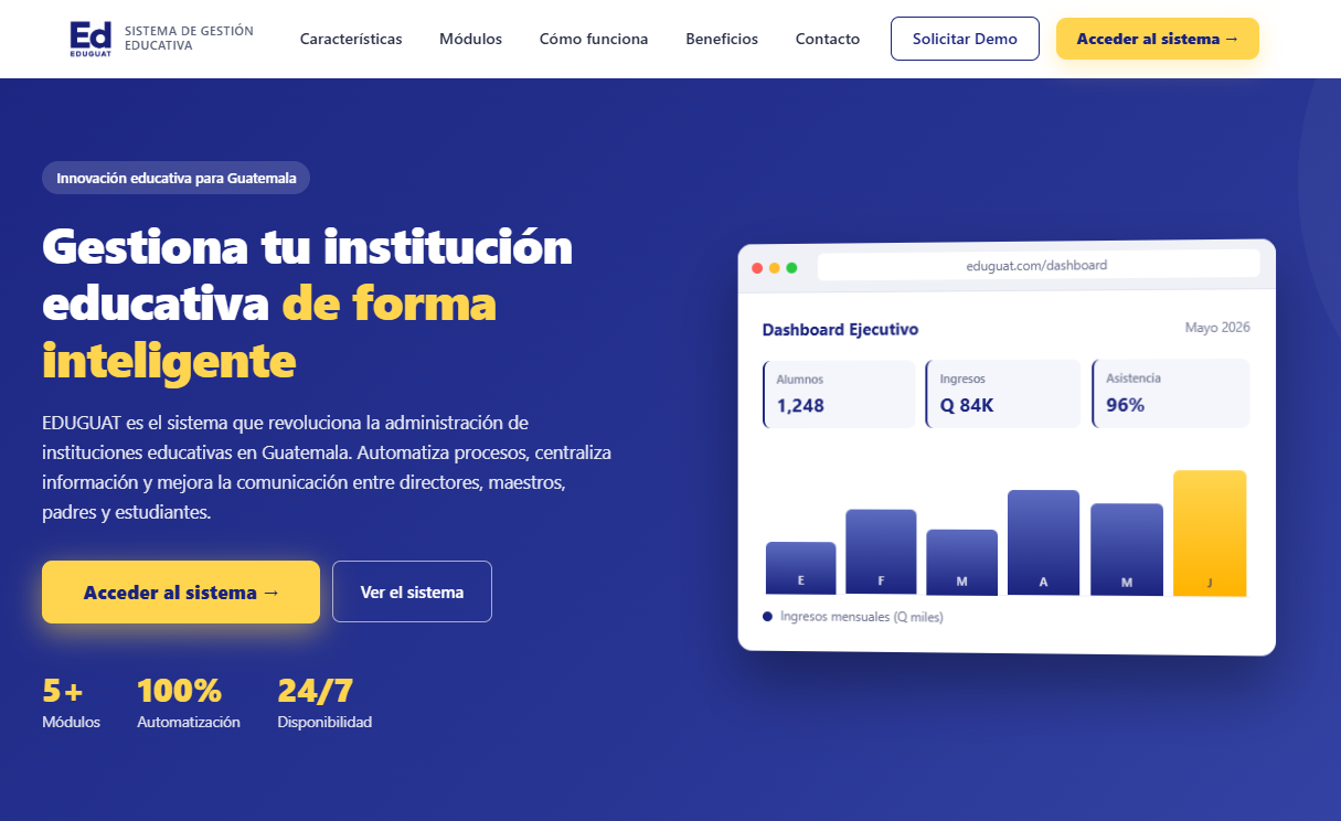 Eduguat, sistema para colegios